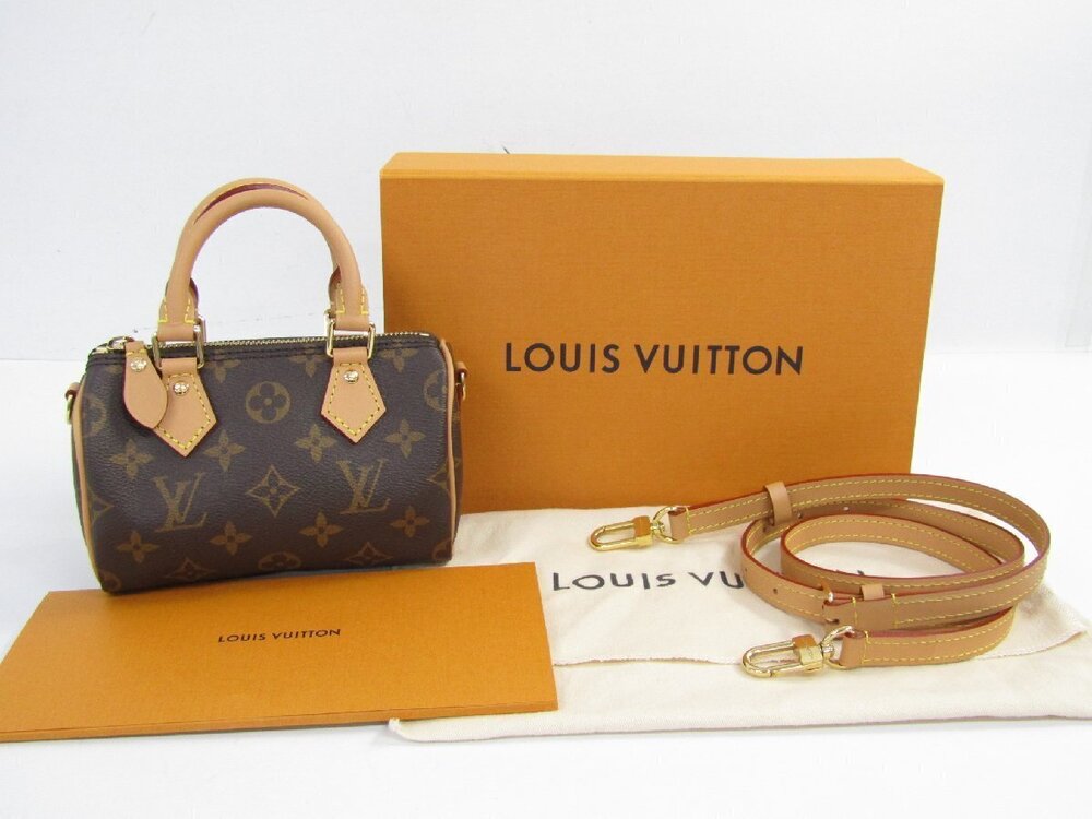 Louis Vuitton Bag Handbag Monogram Speedy Shoulder Brown